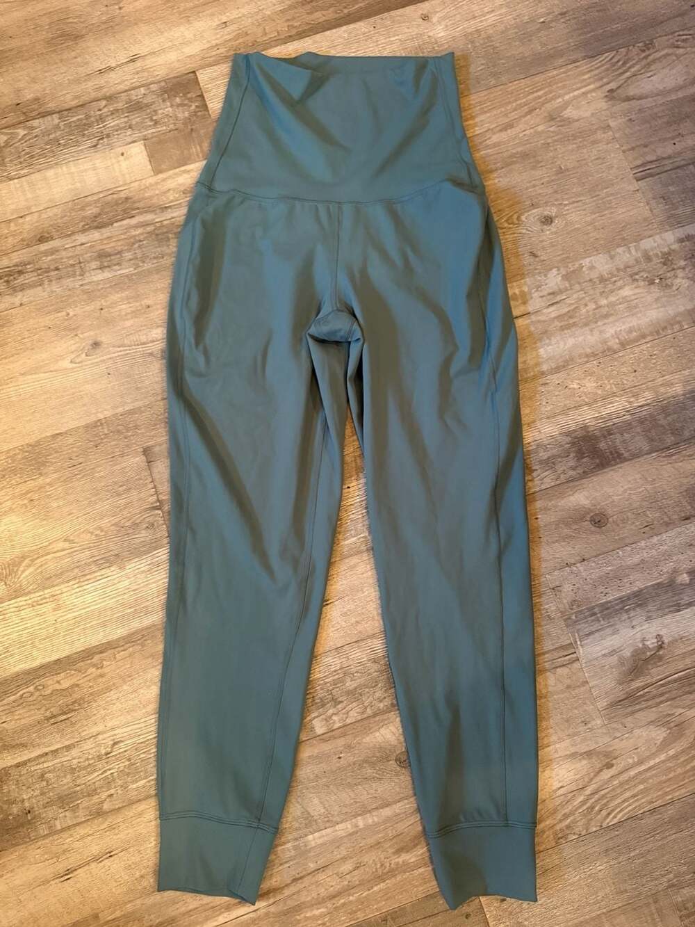 Tek Gear High-Waist Sage Green Track Joggers size M
